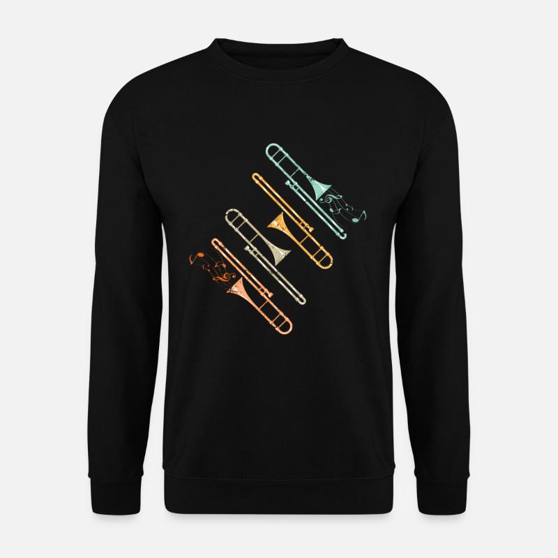 Trombone Marching Band - Unisex Sweatshirt - black