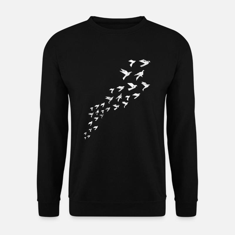 Origami - Unisex Pullover - Schwarz