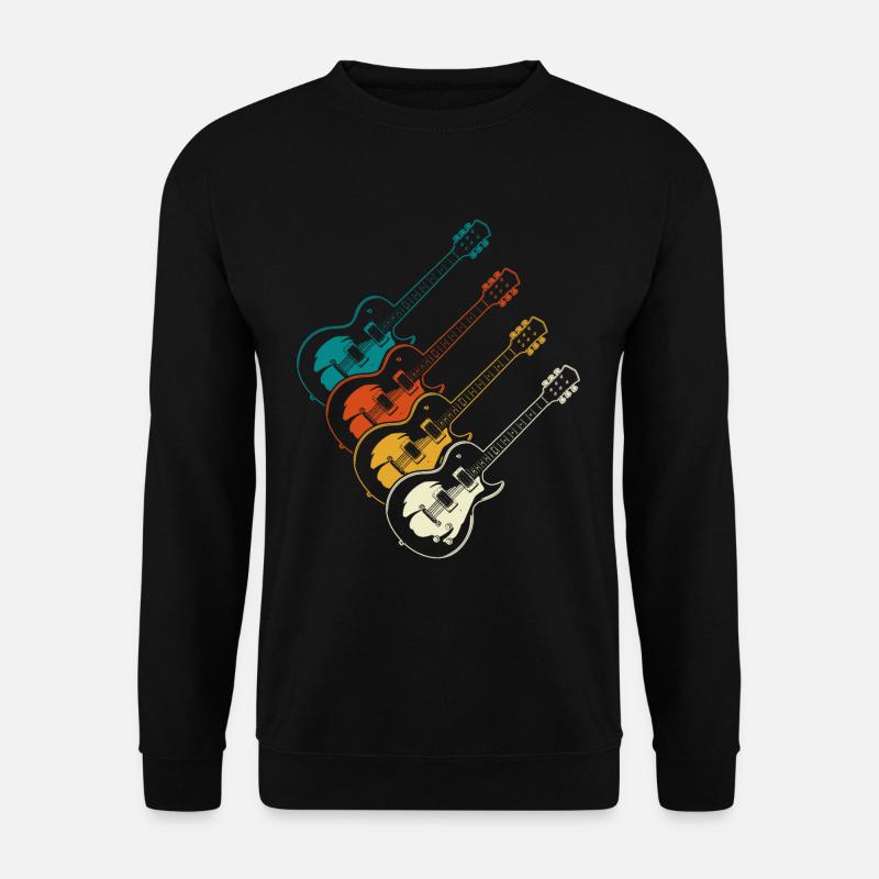 Gitarre Musik Musiker - Unisex Pullover - Schwarz