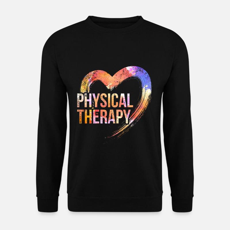 Liebe Beruf Physiotherapie - Unisex Pullover - Schwarz