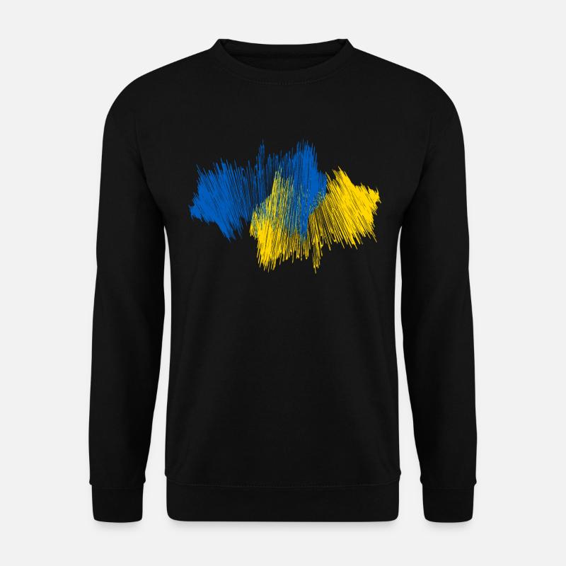Ukraine Map - Unisex Sweatshirt - black