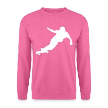 Downhill Longboarding - Unisex Pullover - Pink - Vorne