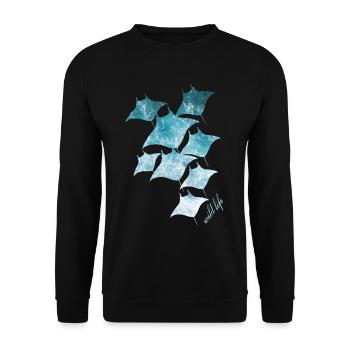Ray Wildlife - Unisex Sweatshirt - black - Front - Alina (178cm) & Michal (187cm)