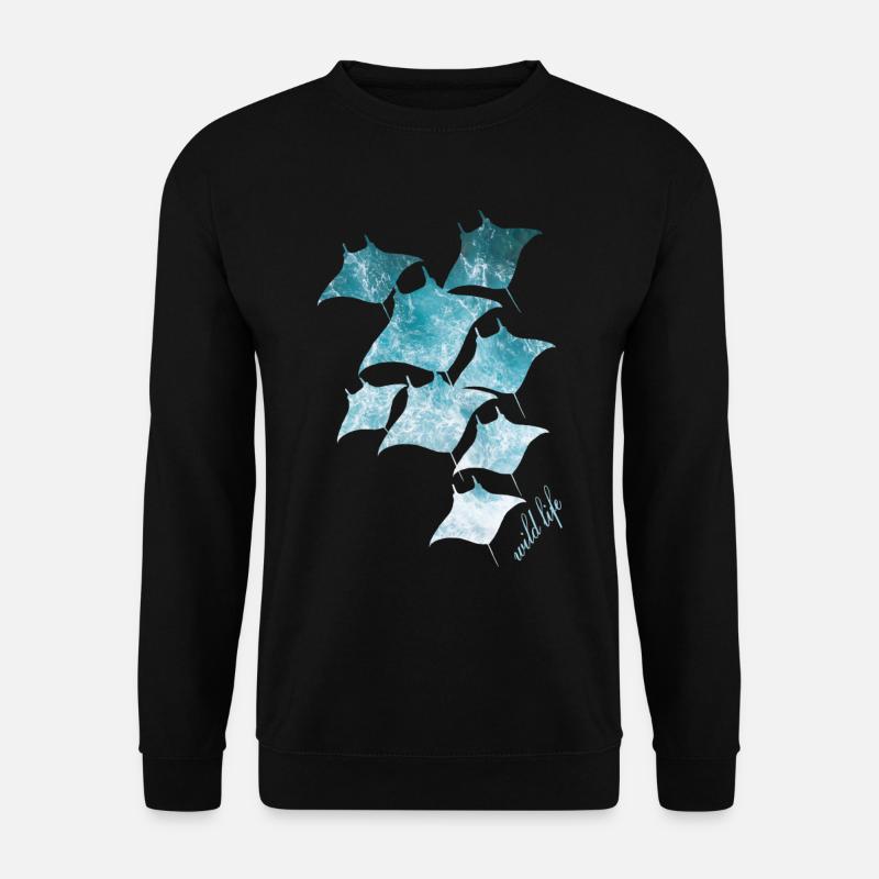 Ray Wildlife - Unisex Sweatshirt - black