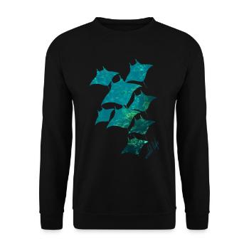 Rays Wildlife - Unisex Sweatshirt - black - Front - Alina (178cm) & Michal (187cm)