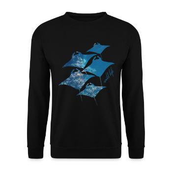 Rays Wildlife - Unisex Sweatshirt - black - Front - Alina (178cm) & Michal (187cm)