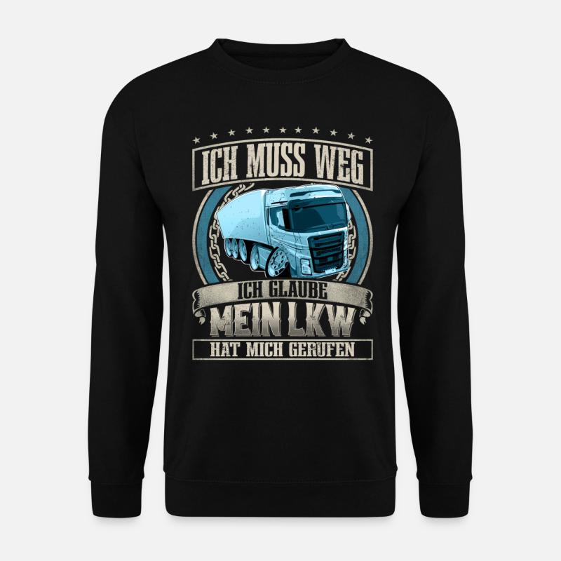 LKW Fahrer - Unisex Pullover - Schwarz