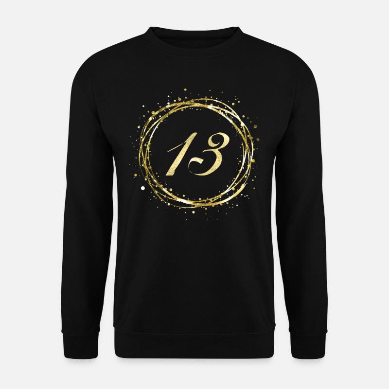 13 - Unisex Sweatshirt - black