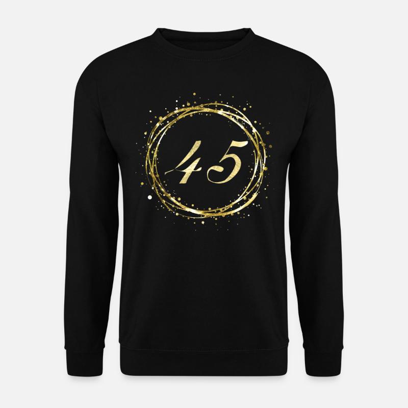 45 - Unisex Pullover - Schwarz