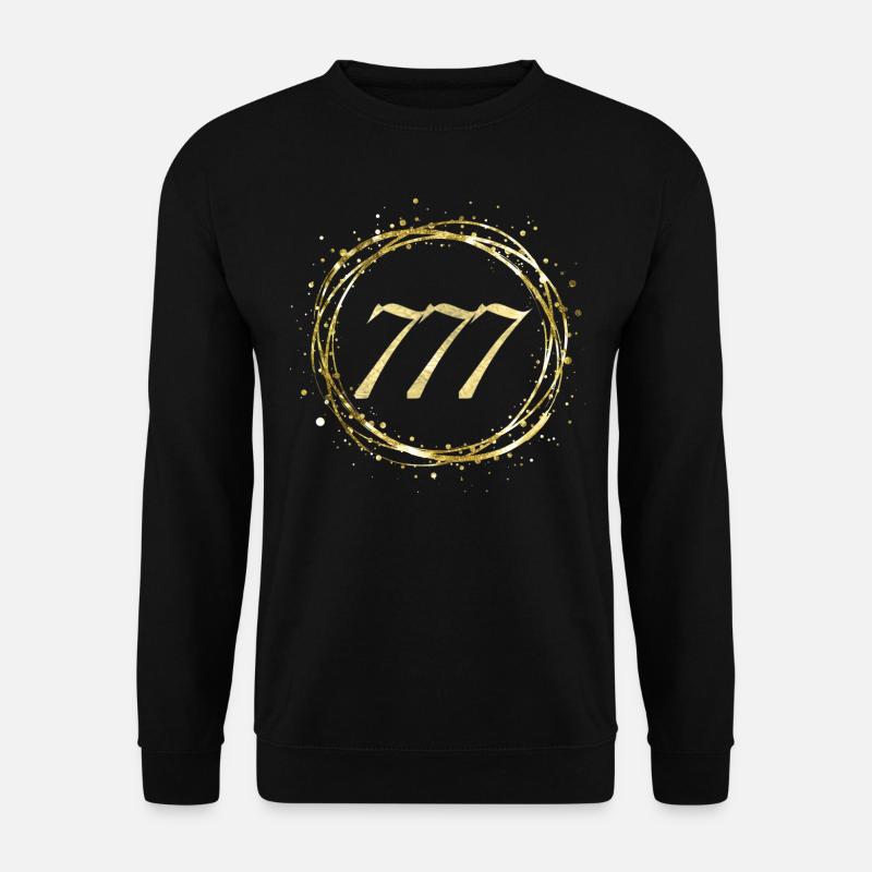 777 - Unisex Pullover - Schwarz