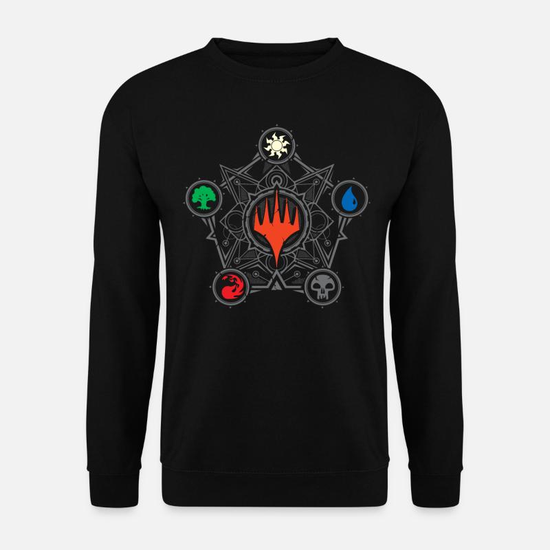 Magic: The Gathering Five Main Colors Of Magic - Unisex Sweatshirt - black