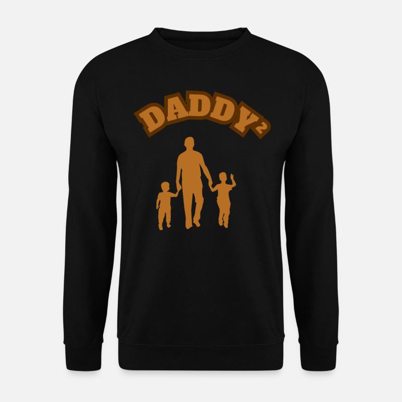 Fier Père Kid Garçon Marron - Sweat-shirt Unisexe - noir