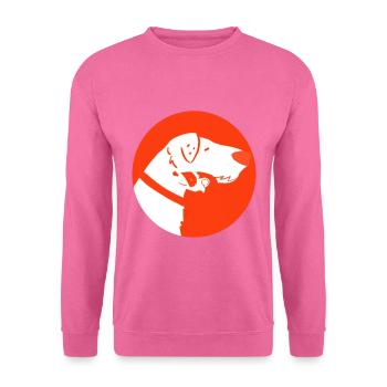 Ferret Russell-Logo - Unisex Pullover - Pink - Vorne
