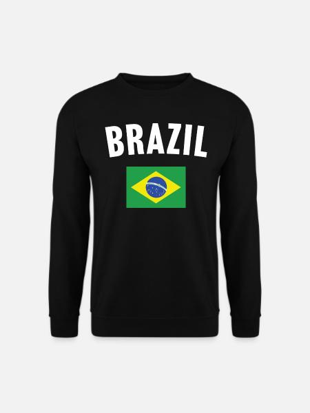 Brazil Flag - Unisex Sweatshirt - black