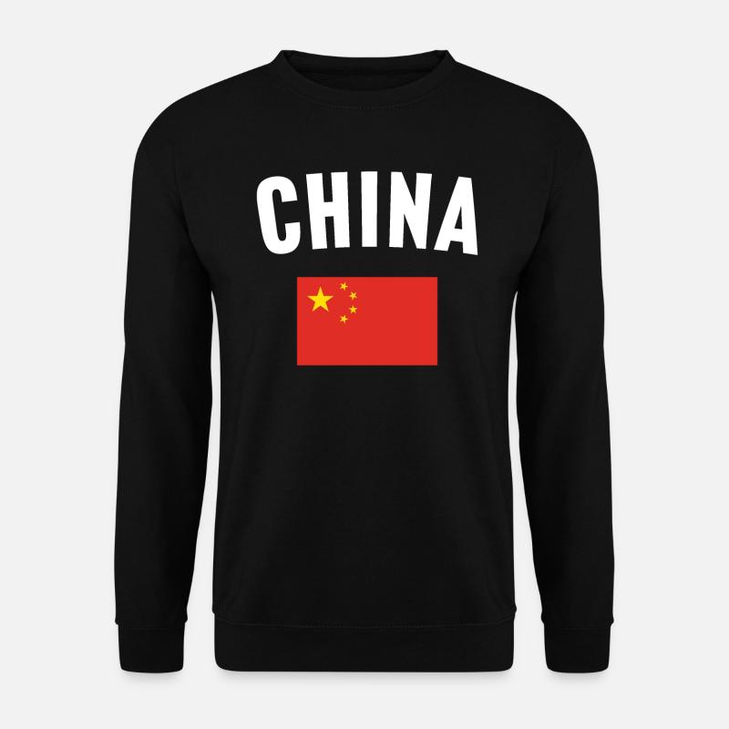 Drapeau de la Chine - Sweat-shirt Unisexe - noir