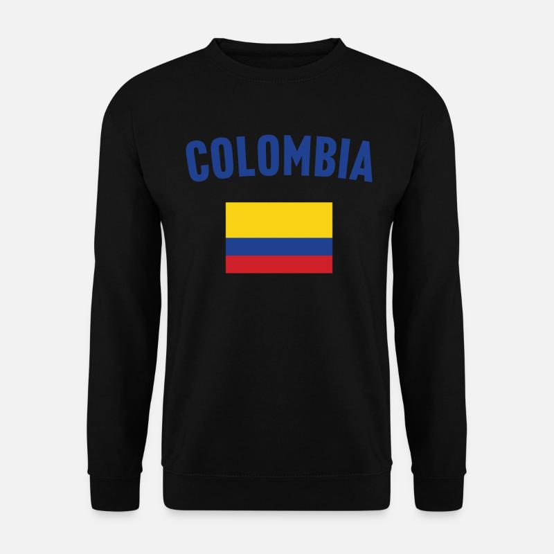 Kolumbien Flagge - Unisex Pullover - Schwarz