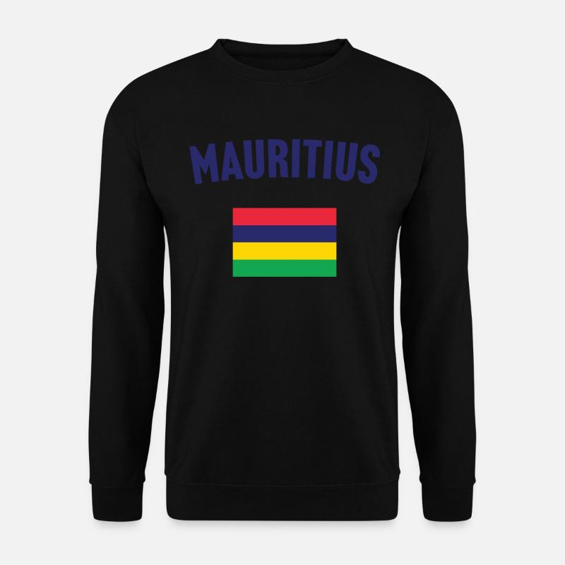 Mauritius Flag - Unisex Sweatshirt - black