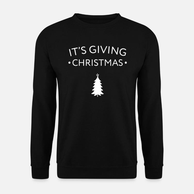 It's Giving Christmas - Unisex Sweatshirt - black