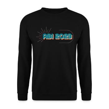 ABI 2023 - Unisex Pullover - Schwarz - Vorne - Alina (178cm) & Michal (187cm)