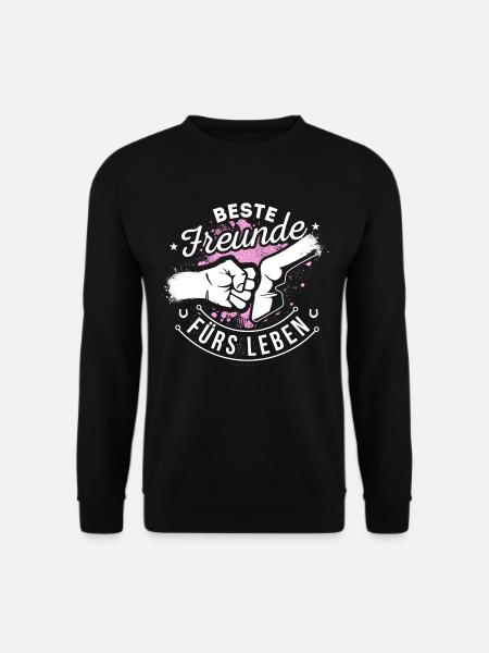 Pferd Pferde Reiten Beste Freunde - Unisex Pullover - Schwarz