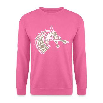 Fenriswolf, Fenrir, Wolf, nordischen Mythologie - Unisex Pullover - Pink - Vorne