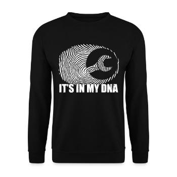 Mechaniker: It's in my DNA - Sweat-shirt Unisexe - noir - Devant - Alina (178cm) & Michal (187cm)