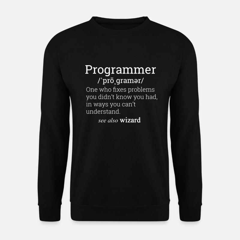 Programmer Definition - Unisex Sweatshirt - black