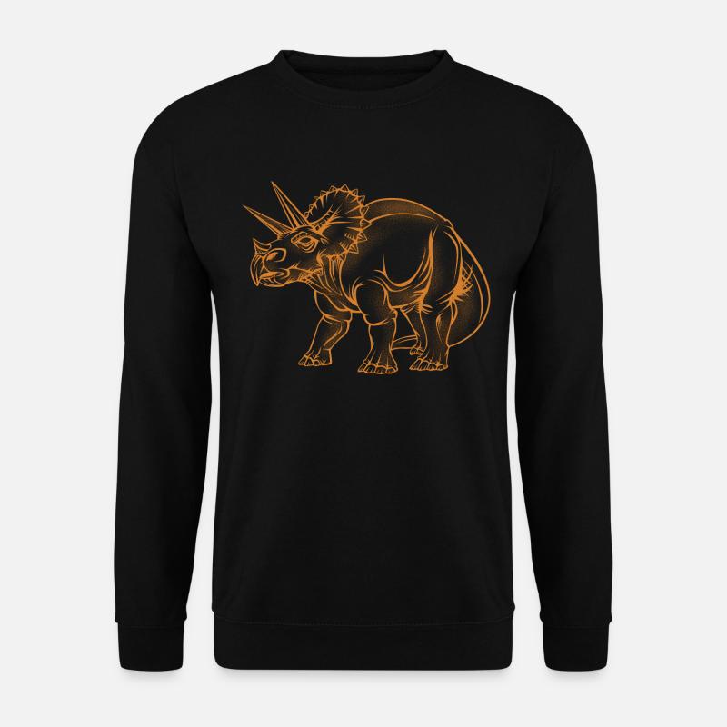 Triceratops - Unisex Pullover - Schwarz
