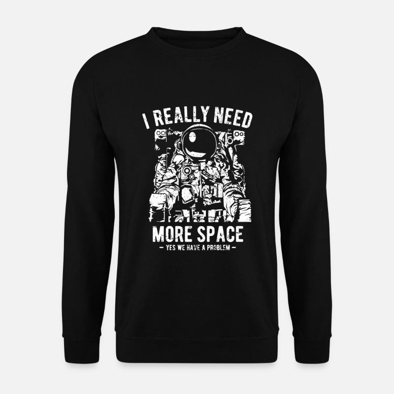 Vol spatial de l'astronaute - Sweat-shirt Unisexe - noir