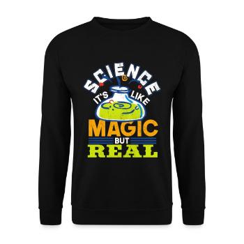 Science Magie Science - Sweat-shirt Unisexe - noir - Devant - Alina (178cm) & Michal (187cm)