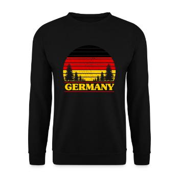 Allemagne - Sweat-shirt Unisexe - noir - Devant - Alina (178cm) & Michal (187cm)