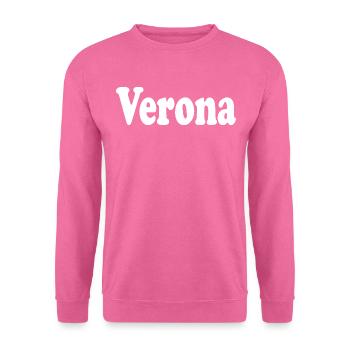 Vérone - Sweat-shirt Unisexe - rose - Devant