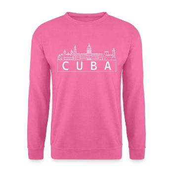 Cuba Skyline Havana - Unisex Sweatshirt - pink - Front