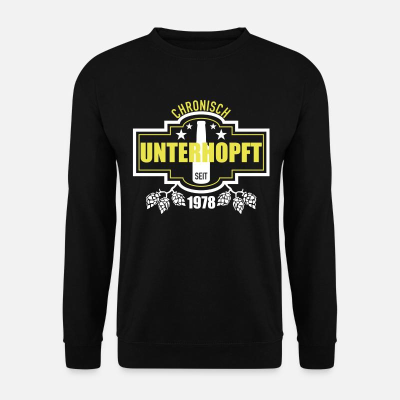 Unterhopft 1978 - Unisex Pullover - Schwarz