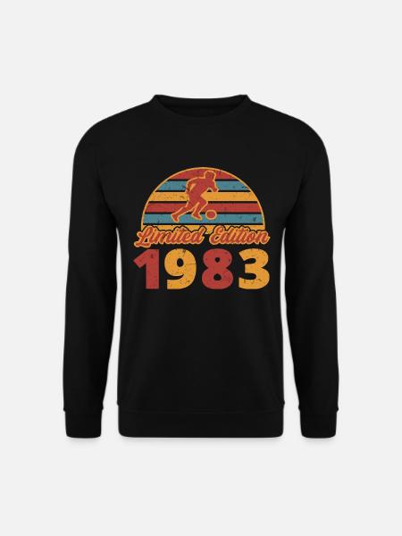 Fußballer Fußballerin Fußball Geburtstag 1983 - Unisex Pullover - Schwarz