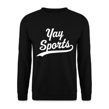 Yay Sports - Sweat-shirt Unisexe - noir - Devant - Alina (178cm) & Michal (187cm)