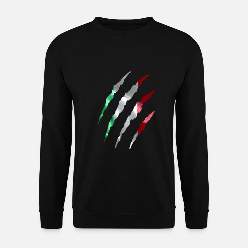 Italienische Flagge - Unisex Pullover - Schwarz