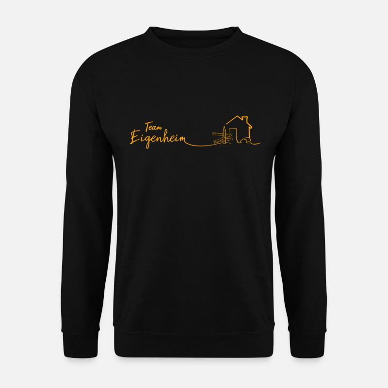 Team Eigenheim Hausbau - Unisex Pullover - Schwarz
