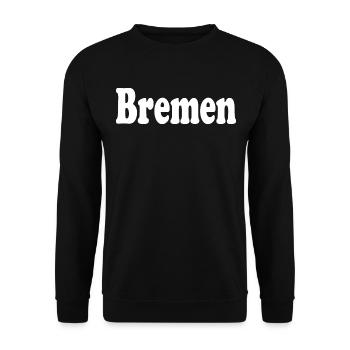 Bremen - Unisex Sweatshirt - black - Front - Alina (178cm) & Michal (187cm)
