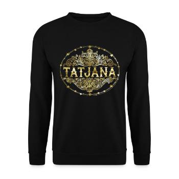 Jennifer - Unisex Sweatshirt - black - Front - Alina (178cm) & Michal (187cm)