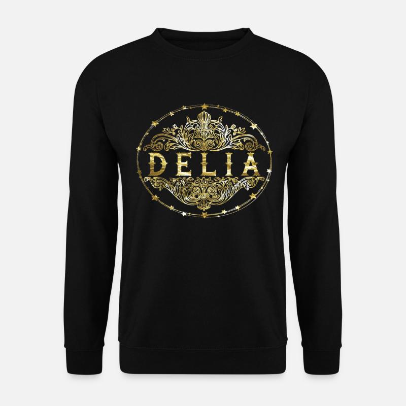 Delia - Unisex Pullover - Schwarz