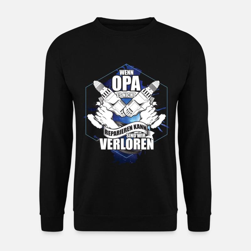 Geschenk Opa Enkel - Unisex Pullover - Schwarz