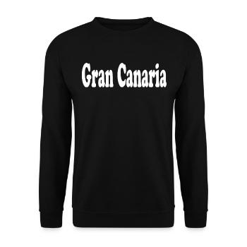 Gran Canaria - Unisex Sweatshirt - black - Front - Alina (178cm) & Michal (187cm)