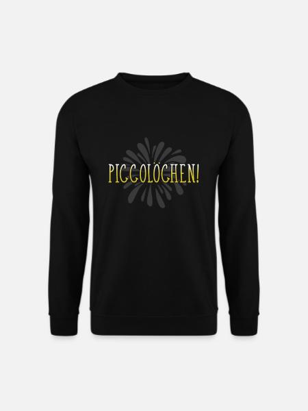 Piccolöchen! Piccolo Sekt - Unisex Pullover - Schwarz