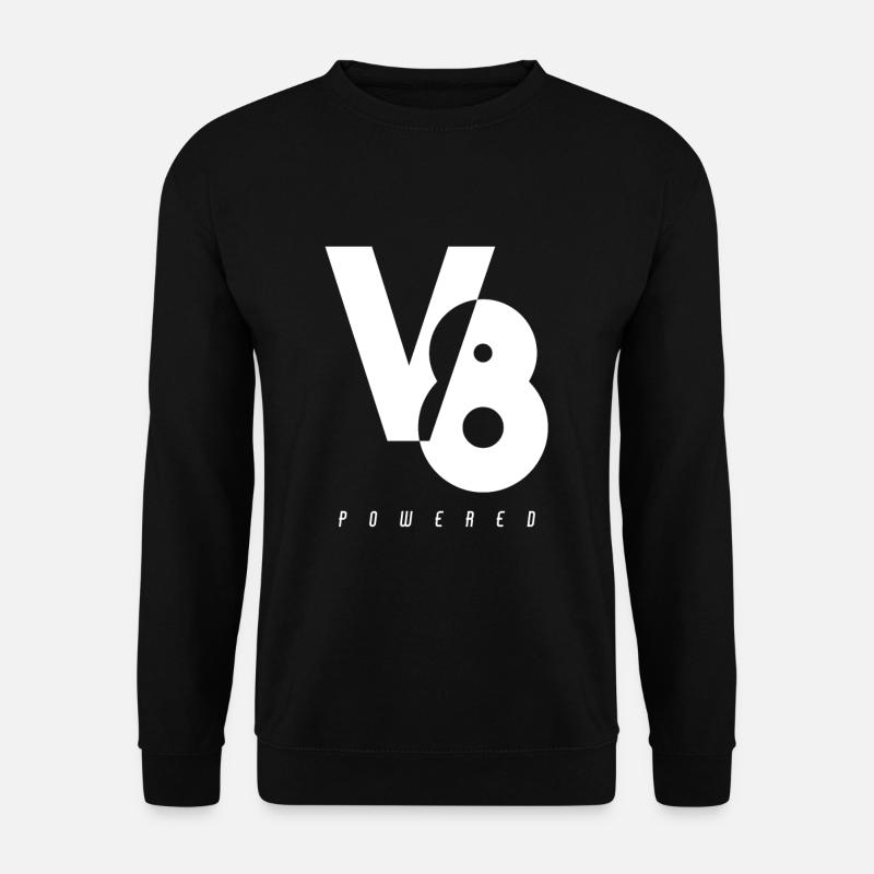 V8 Engine Engine Powered - Unisex Sweatshirt - black