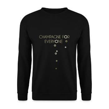 For Everyone - Unisex Sweatshirt - black - Front - Alina (178cm) & Michal (187cm)
