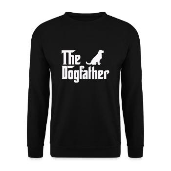 le dogfather - Sweat-shirt Unisexe - noir - Devant - Alina (178cm) & Michal (187cm)