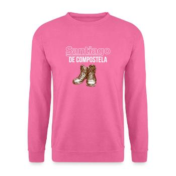 Santiago de Compostela Jakobsweg Pilgern - Unisex Pullover - Pink - Vorne