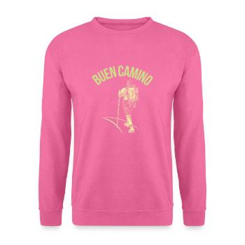 Camino de Santiago Pilgrims - Unisex Sweatshirt - pink - Front