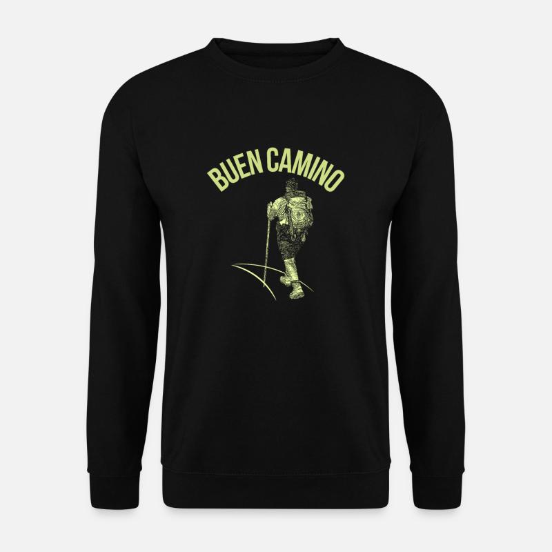 Jakobsweg Pilger - Unisex Pullover - Schwarz
